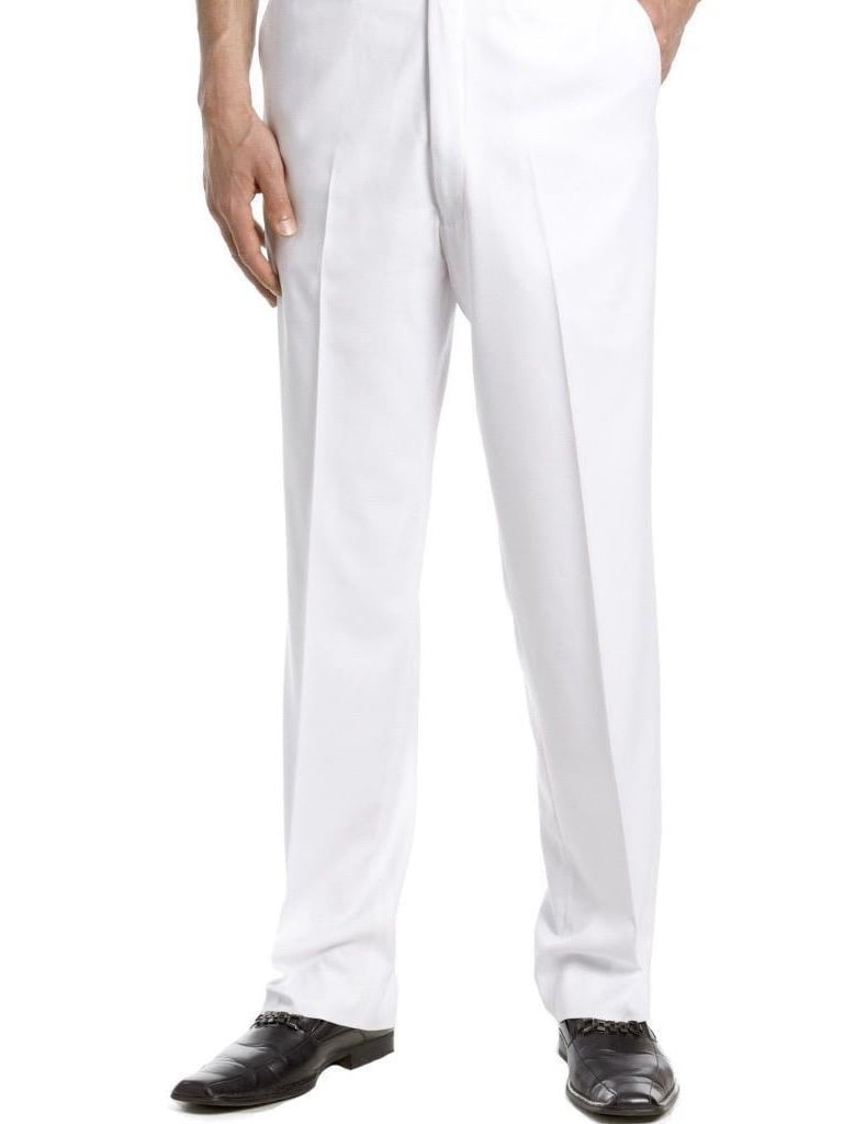 men’s white dress pants